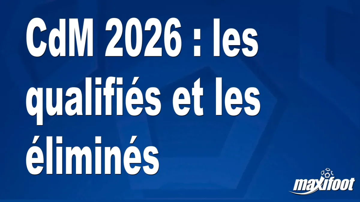 CdM 2026 : les qualifiés et les éliminés