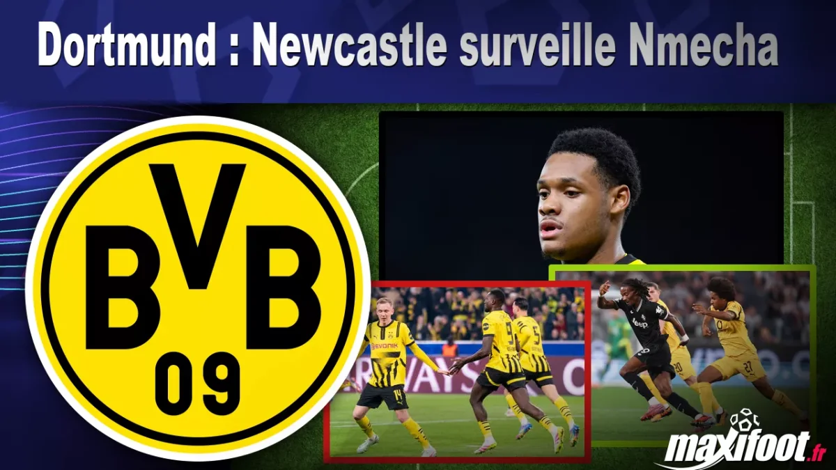 Mercato Dortmund : Newcastle surveille Nmecha