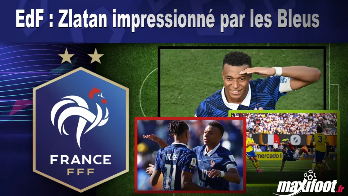 EdF : Zlatan impressionné par les Bleus
