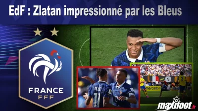 EdF : Zlatan impressionné par les Bleus