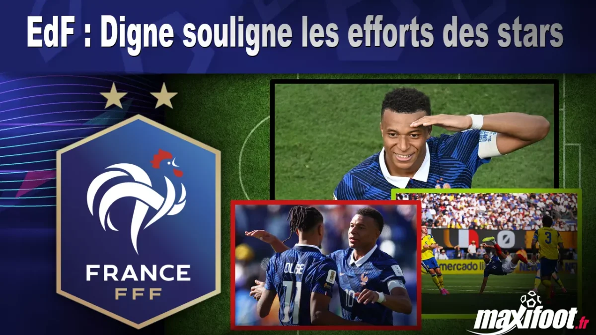 EdF : Digne souligne les efforts des stars