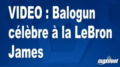 Balogun célèbre à la LeBron James