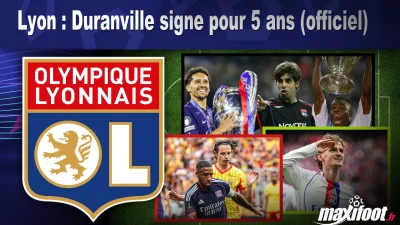 Mercato Lyon : Duranville signe pour 5 ans (officiel)