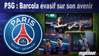 PSG : Barcola évasif sur son avenir