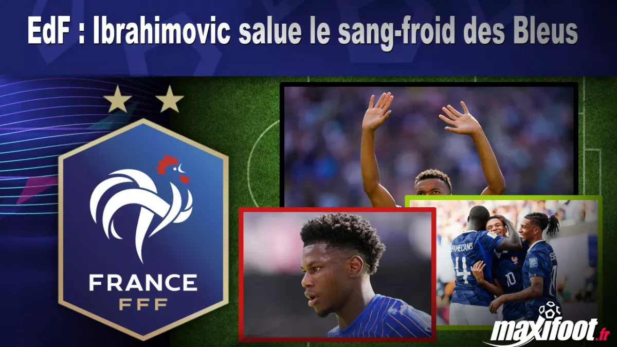 EdF : Ibrahimovic salue le sang-froid des Bleus