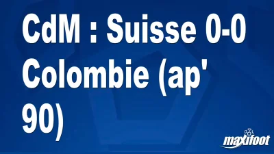 CdM : Suisse 0-0 Colombie (ap' 90)