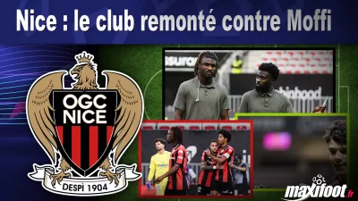 Nice : le club remonté contre Moffi
