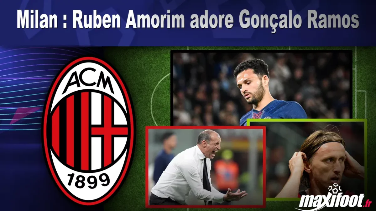 Milan : Ruben Amorim adore Gonçalo Ramos