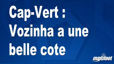 Mercato Cap-Vert : Vozinha a une belle cote