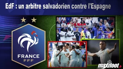 EdF : un arbitre salvadorien contre l'Espagne
