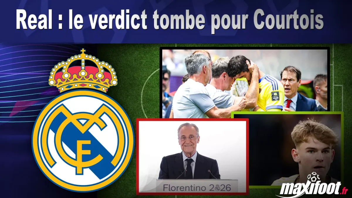 Real : le verdict tombe pour Courtois