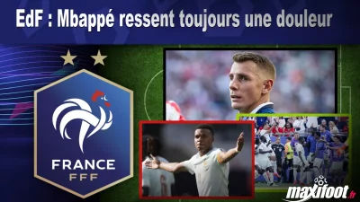 EdF : Mbappé ressent toujours une douleur
