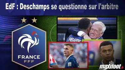 EdF : Deschamps se questionne sur l'arbitre