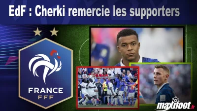 EdF : Cherki remercie les supporters
