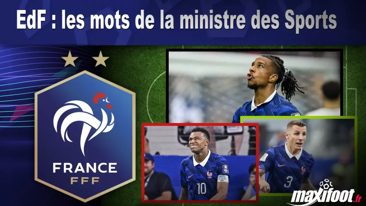 EdF : les mots de la ministre des Sports
