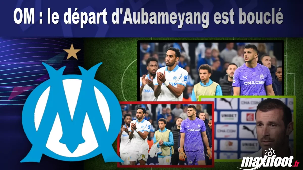 Mercato OM : le départ d'Aubameyang est bouclé
