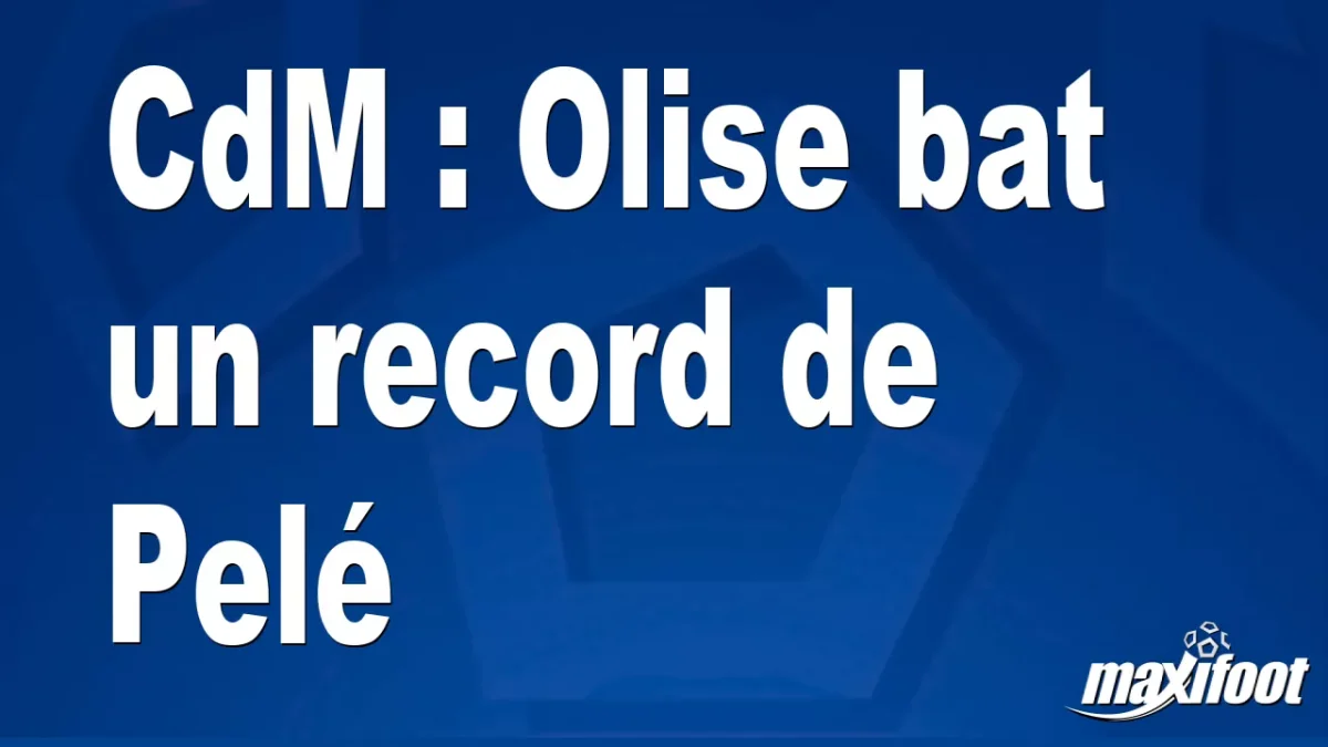 CdM : Olise bat un record de Pelé