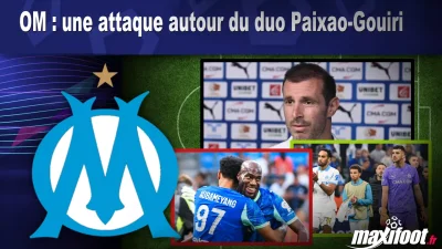 Mercato OM : une attaque autour du duo Paixao-Gouiri