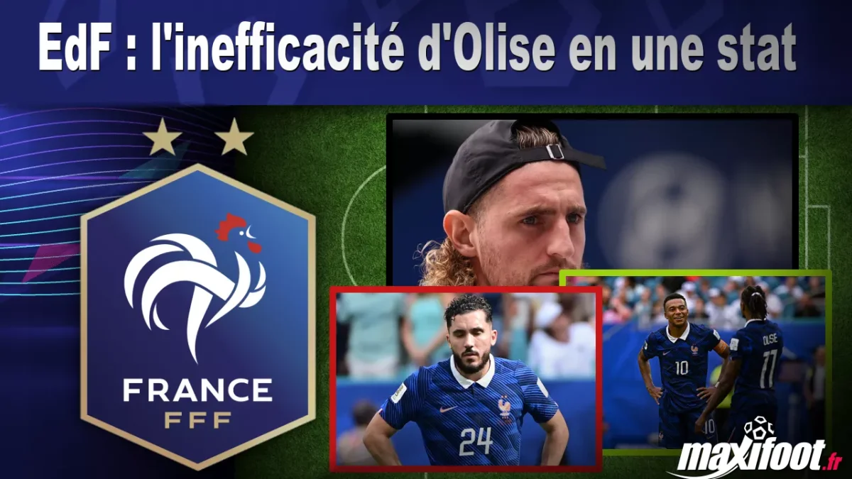EdF : l'inefficacité d'Olise en une stat