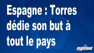 Espagne : Torres dédie son but à tout le pays