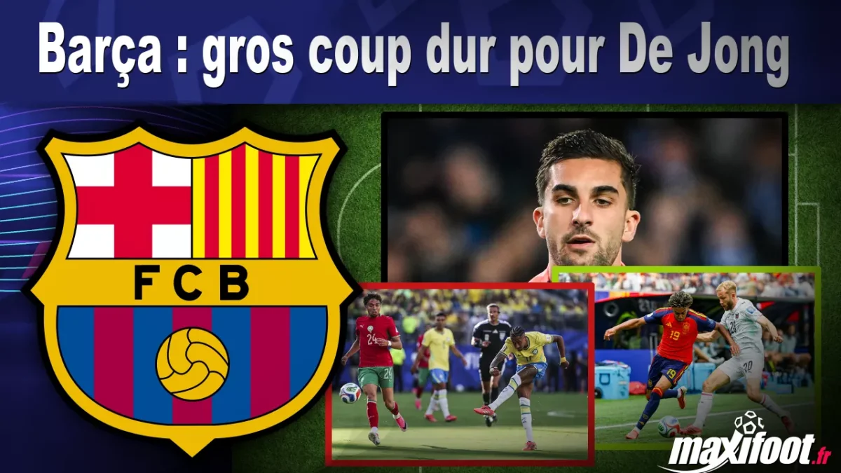 Barça : gros coup dur pour De Jong