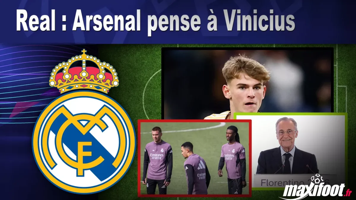 Mercato Real : Arsenal pense à Vinicius