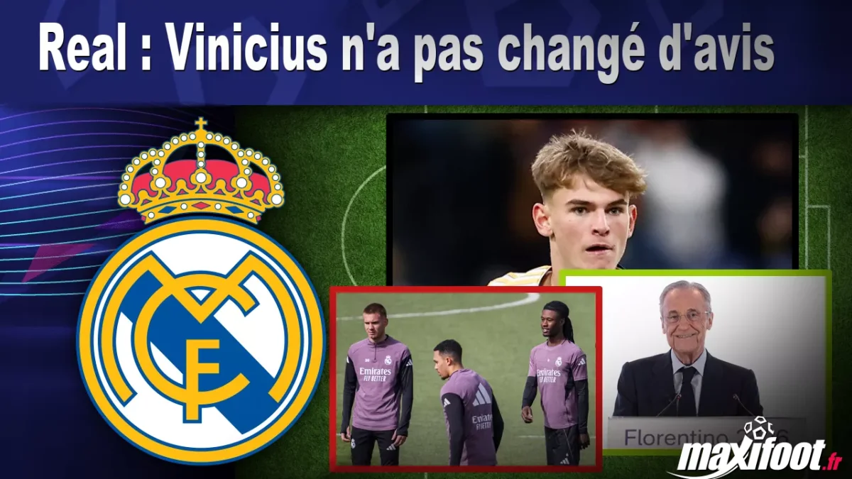 Mercato Real : Vinicius n'a pas changé d'avis