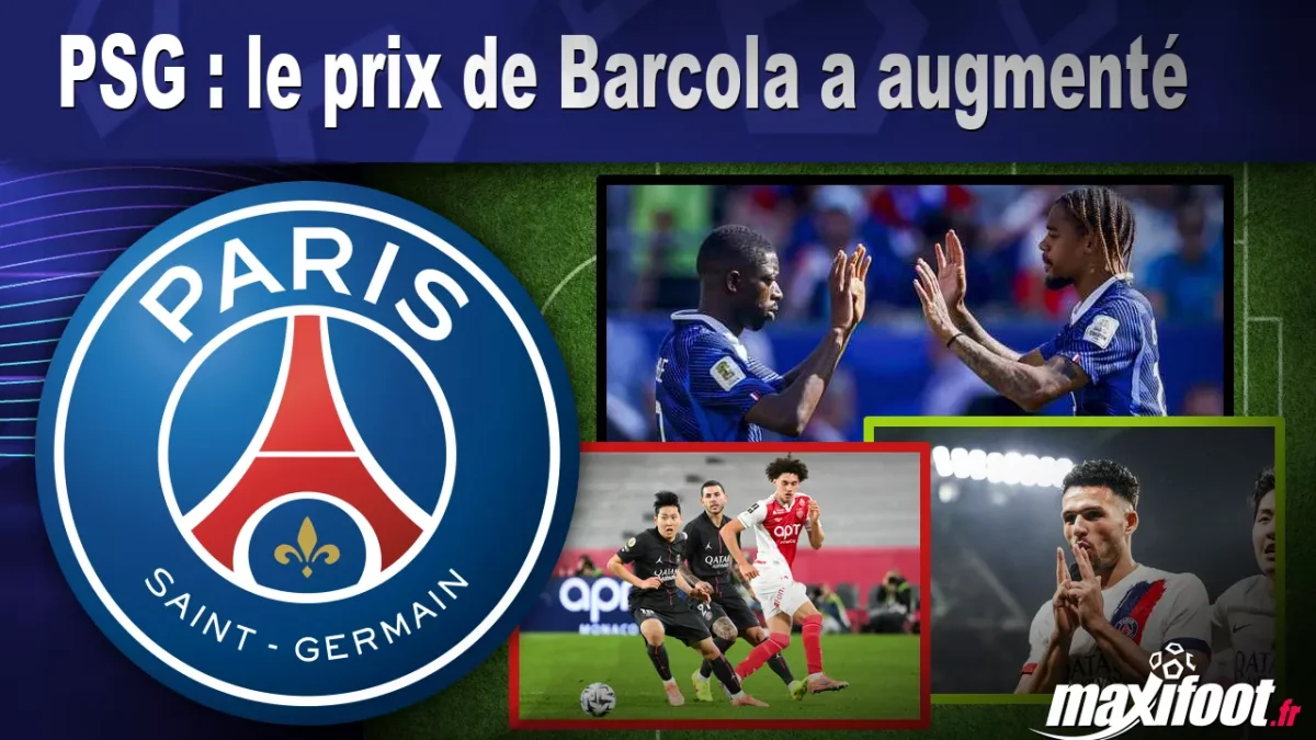 Mercato PSG : le prix de Barcola a augmenté