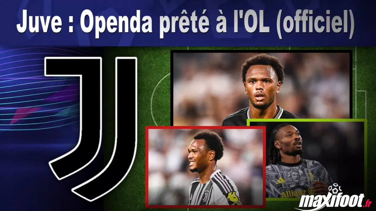 Mercato Juve : Openda prêté à l'OL (officiel)