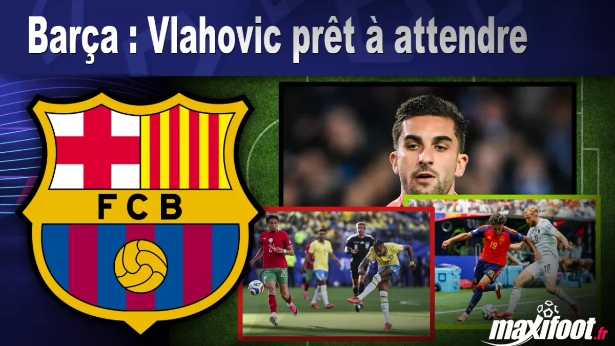 Mercato Barça : Vlahovic prêt à attendre