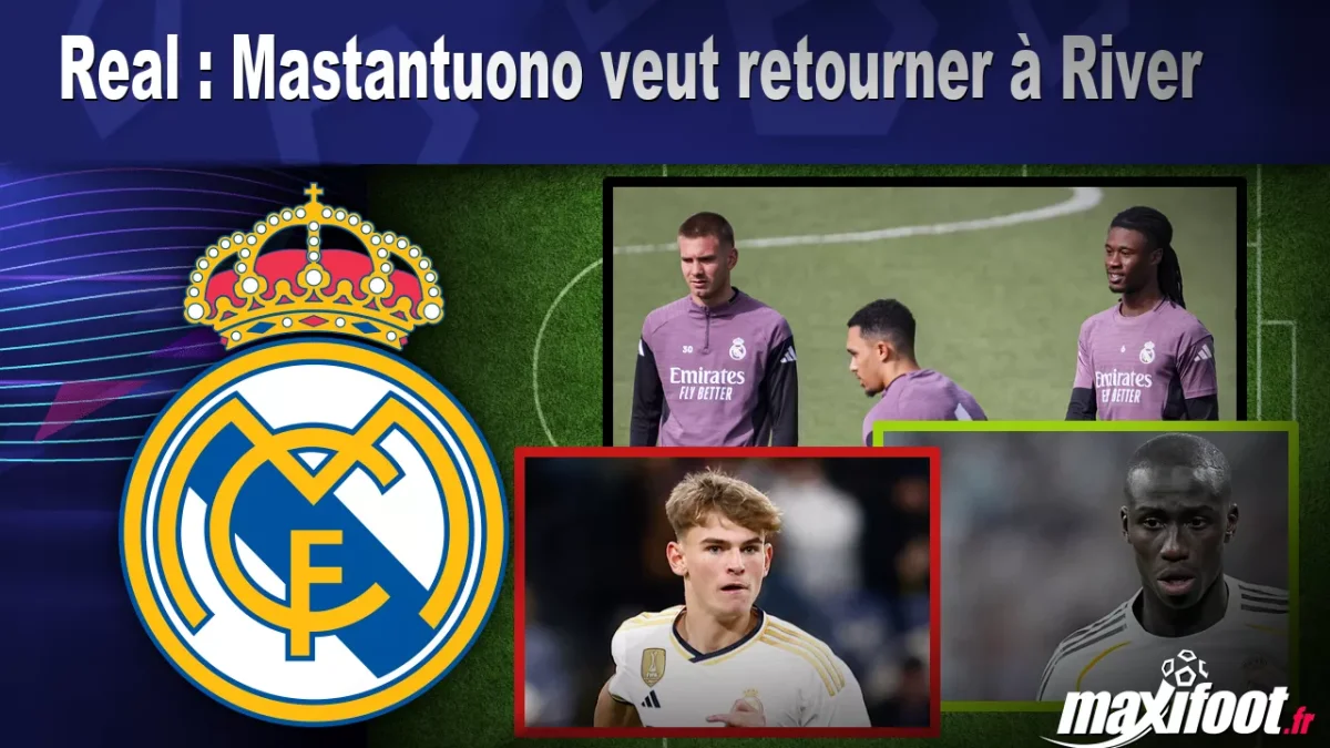 Mercato Real : Mastantuono veut retourner à River