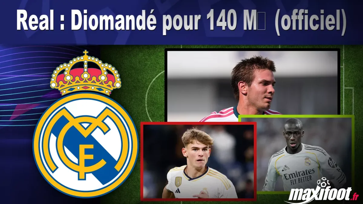 Mercato Real : Diomandé pour 140 M€ (officiel)