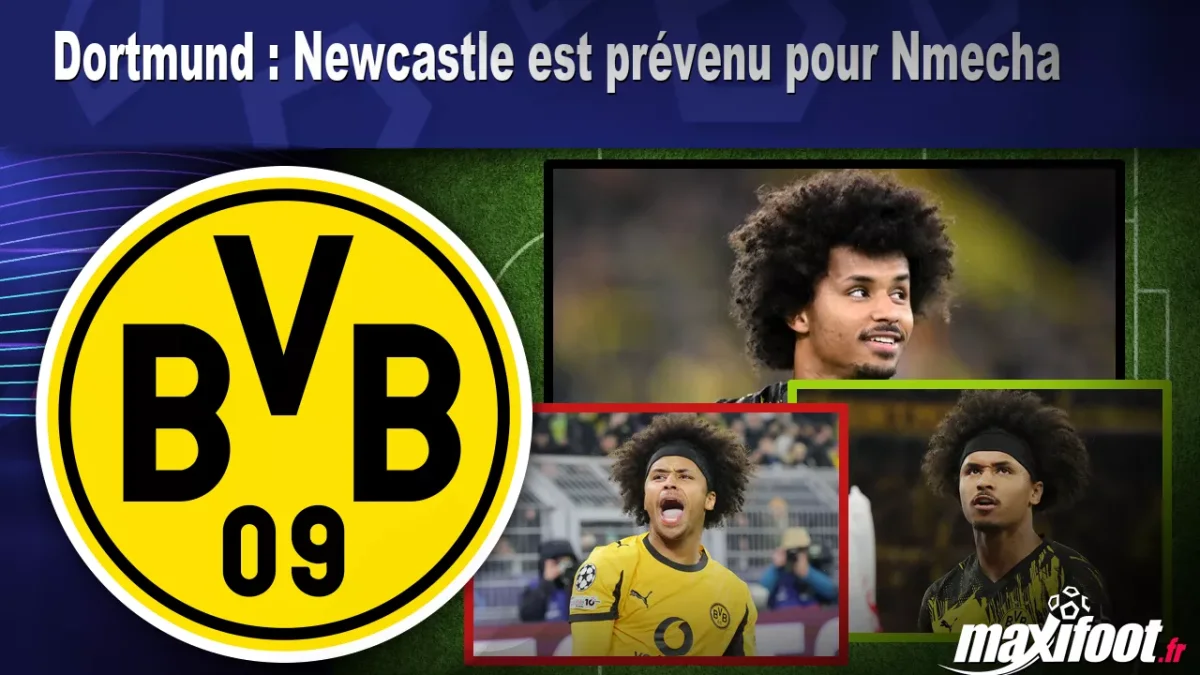 Mercato Dortmund : Newcastle est prévenu pour Nmecha