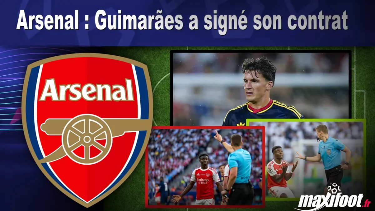 Mercato Arsenal : Guimarães a signé son contrat