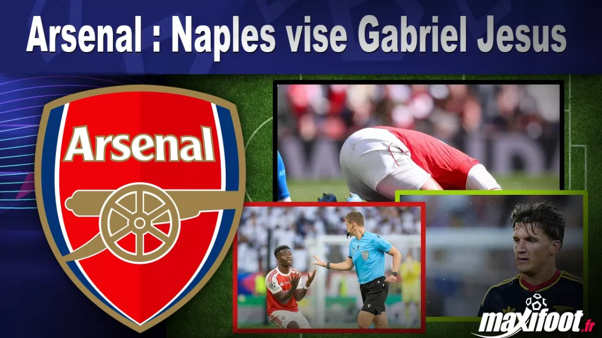 Mercato Arsenal : Naples vise Gabriel Jesus