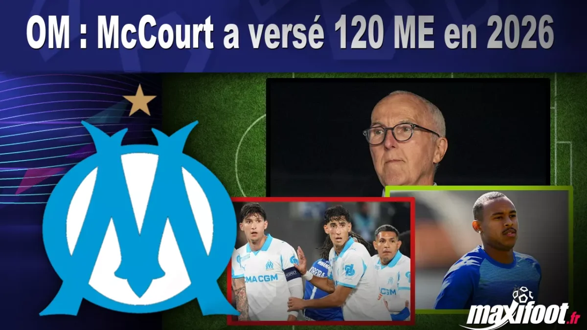 OM : McCourt a versé 120 M€ en 2026