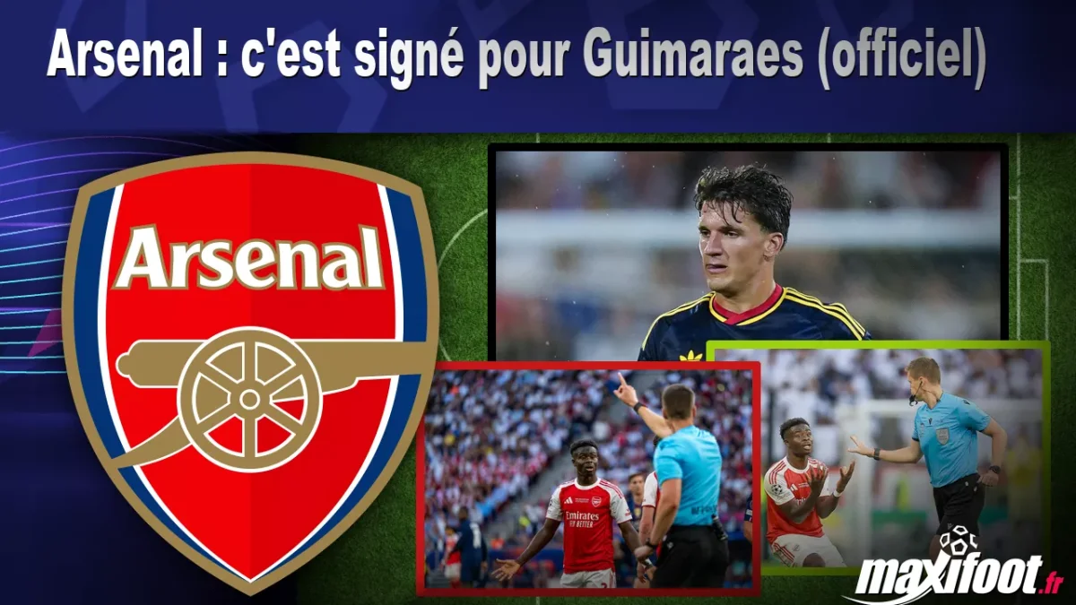 Mercato Arsenal : c'est signé pour Guimaraes (officiel)