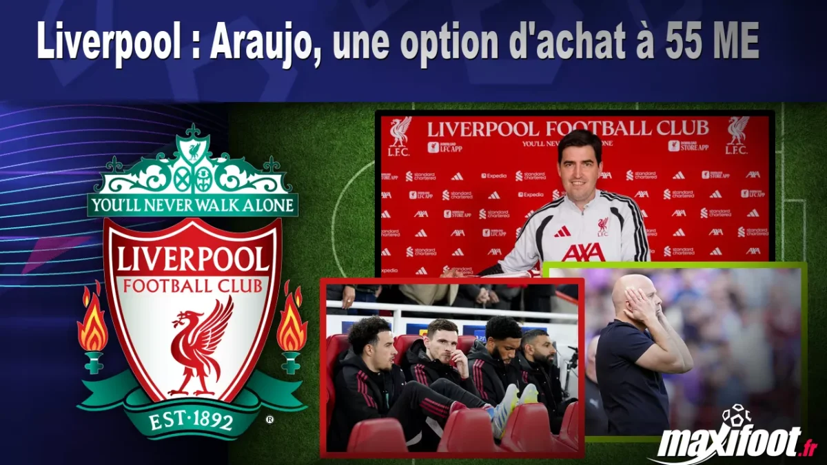 Mercato Liverpool : Araujo, une option d'achat à 55 M€