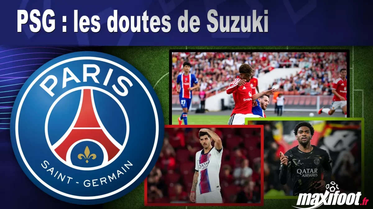 Mercato PSG : les doutes de Suzuki