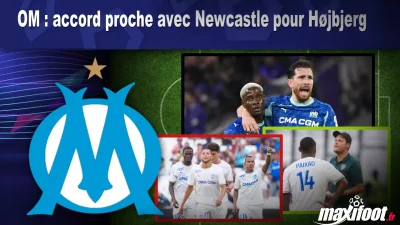 Mercato OM : accord proche avec Newcastle pour Højbjerg