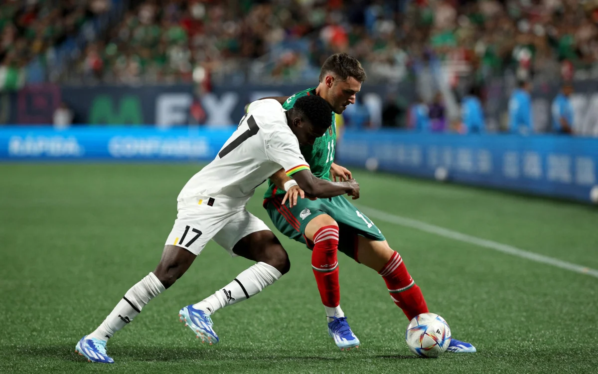 Ernest Nuamah (OL) déjà en forme avec le Ghana