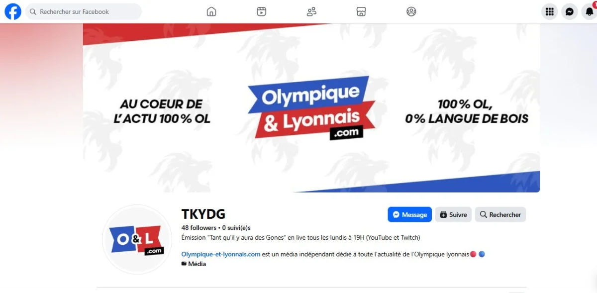 OL : suivez Olympique-et-Lyonnais et "Tant qu'il y aura des Gones" sur Facebook
