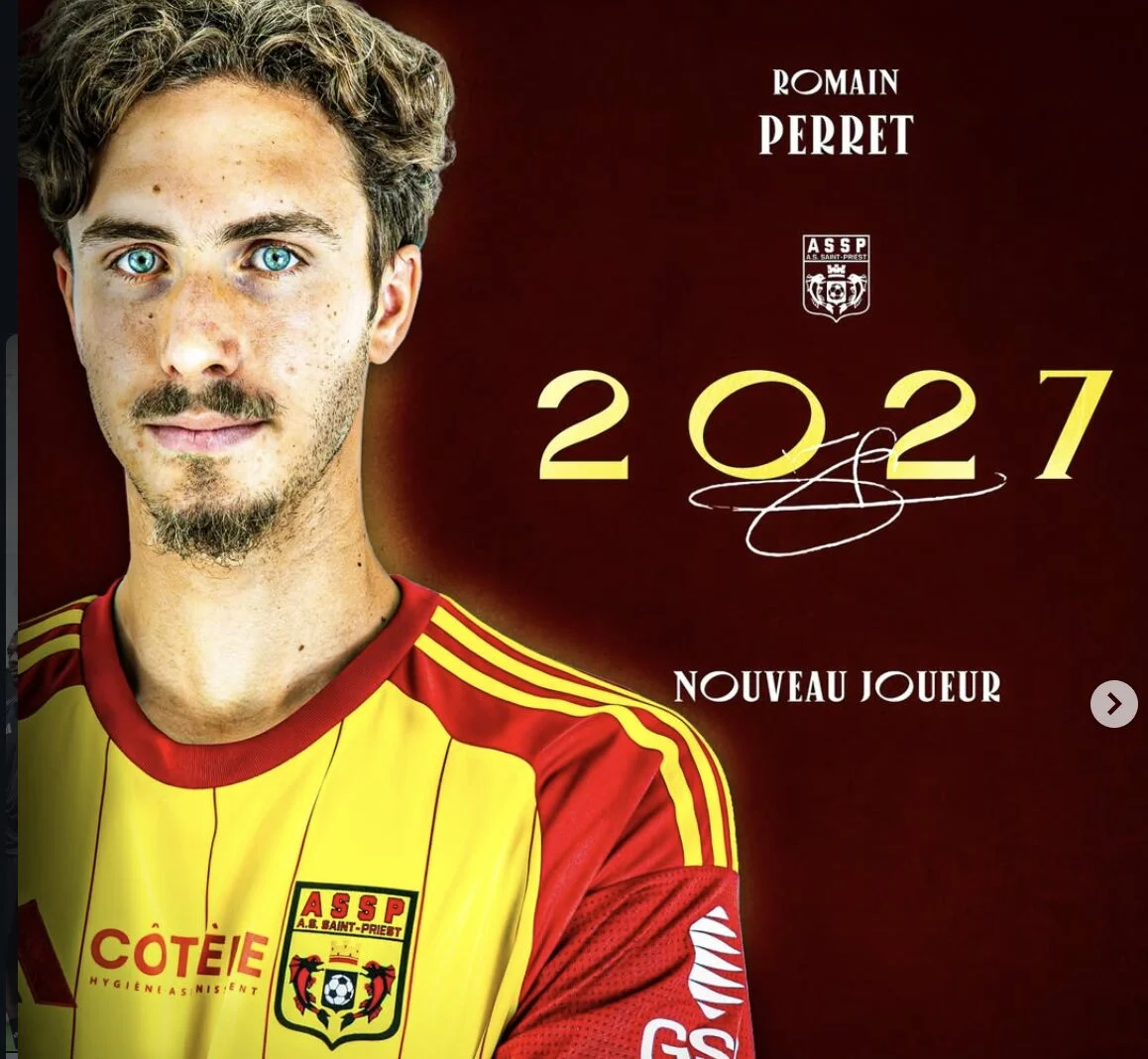 Mercato : Romain Perret (ex-OL) rebondit à Saint-Priest