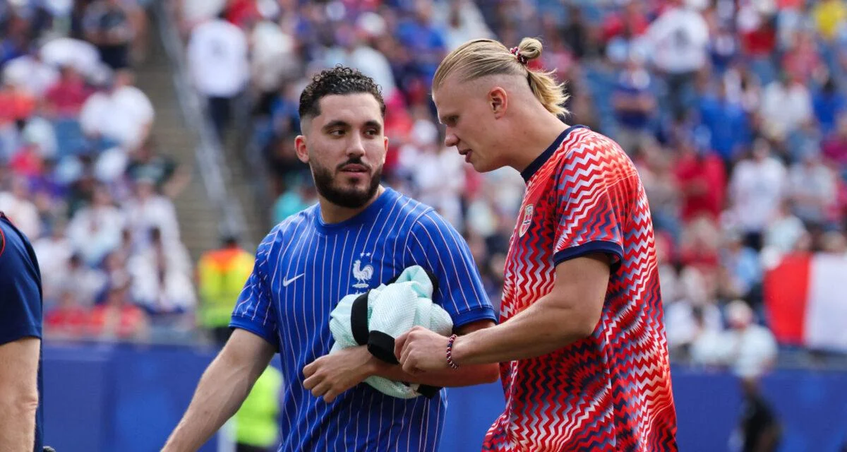 Norvège - France : le joli moment entre Haaland et Cherki après la rencontre