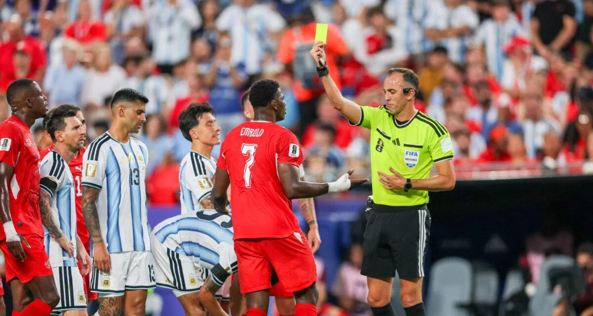 Coupe du monde 2026 : l'IFAB confirme, l'expulsion d'Embolo contre l'Argentine était une erreur