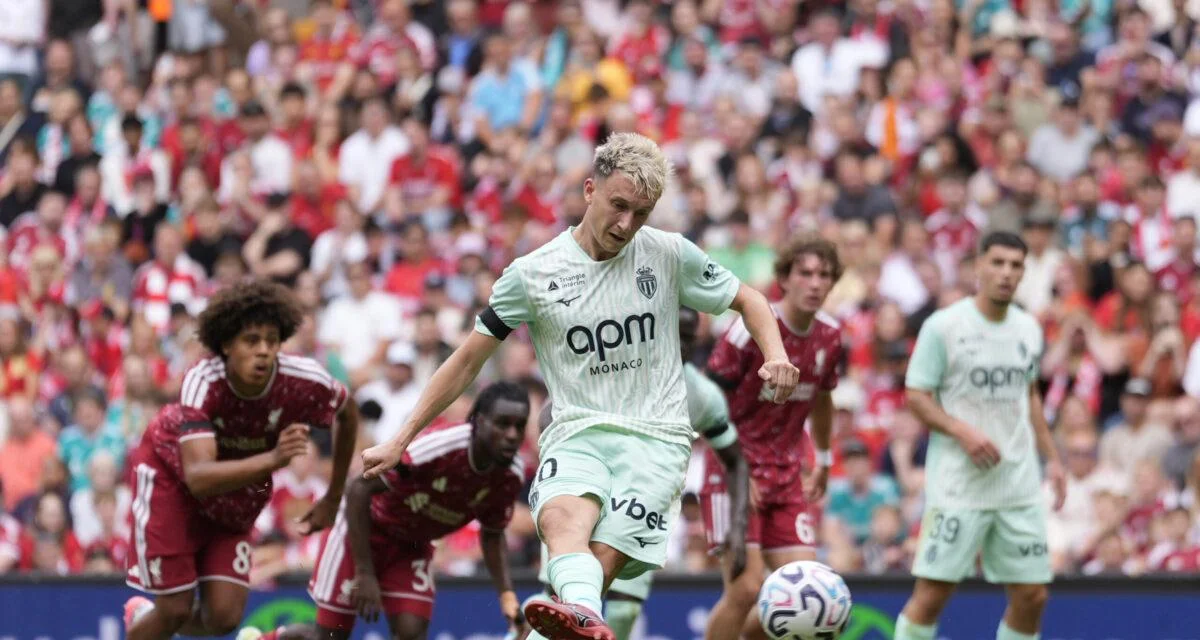 Monaco frappe fort et s'offre Liverpool à Anfield