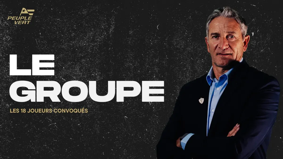 ASSE : Le groupe pour le Play-off face à Rodez !