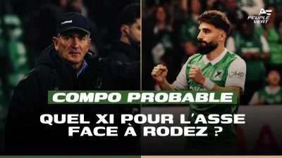Compo ASSE : Le coup de poker de Montanier pour le Play-off