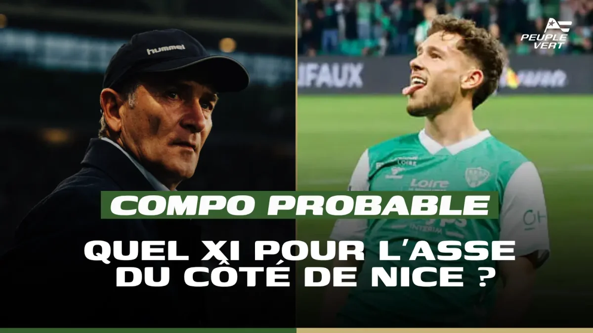 Compo ASSE : Le onze qui emmènera les Verts en Ligue 1 ?