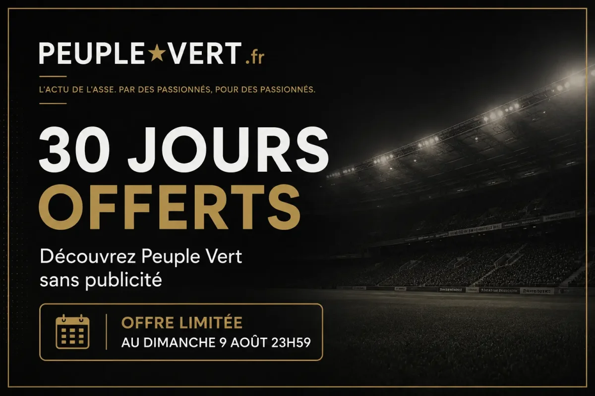 Grosse surprise pour ce week-end de reprise des Verts